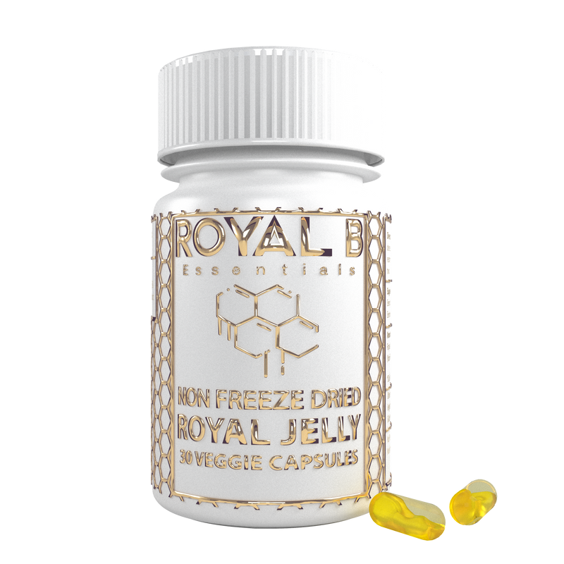 Ultra-premium Royal Jelly 4,500mg | Vegan Capsules - Royal B Essentials